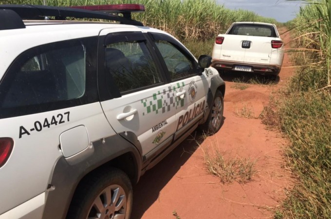 PM Ambiental de Ibitinga encontra caminhonete furtada em Itpolis