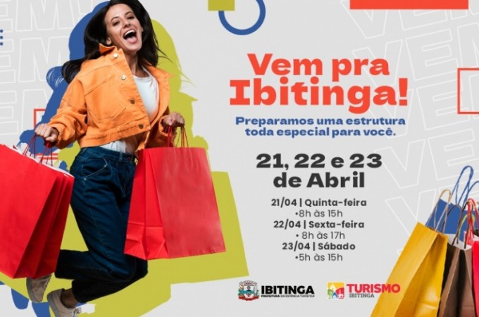 Ibitinga: Centro Comercial abre no feriado prolongado de Tiradentes