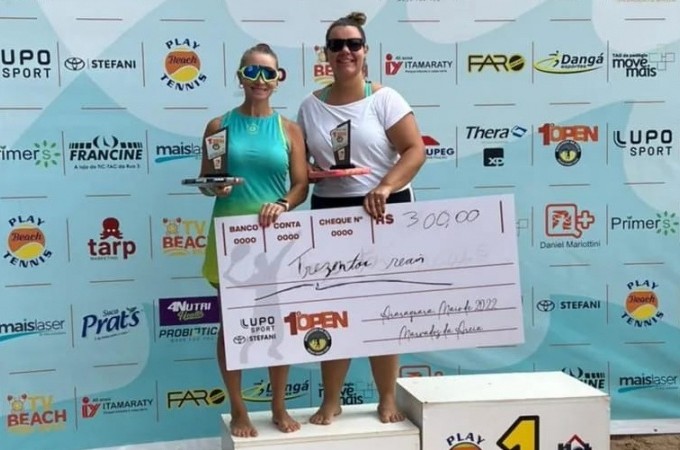 Beach Tennis: Atletas de Ibitinga conquistam 2 lugar em Araraquara