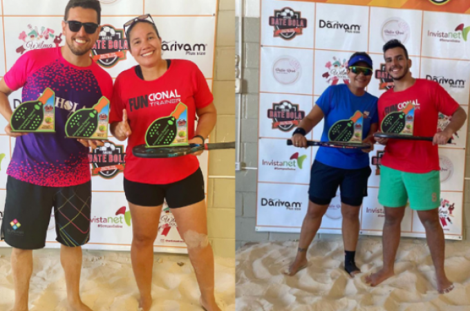 Ibitinguenses vencem torneio de Beach Tennis em Taquaritinga