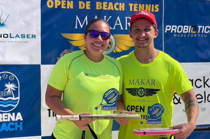 Beach Tennis: Atletas de Ibitinga conquistaram medalhas em Mato