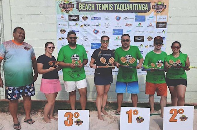 Dupla de Ibitinga conquista 1 lugar em torneio de Beach Tennis