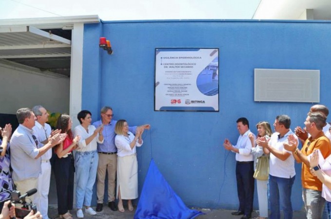 Centro Odontolgico Dr. Walter Secanho  inaugurado em Ibitinga