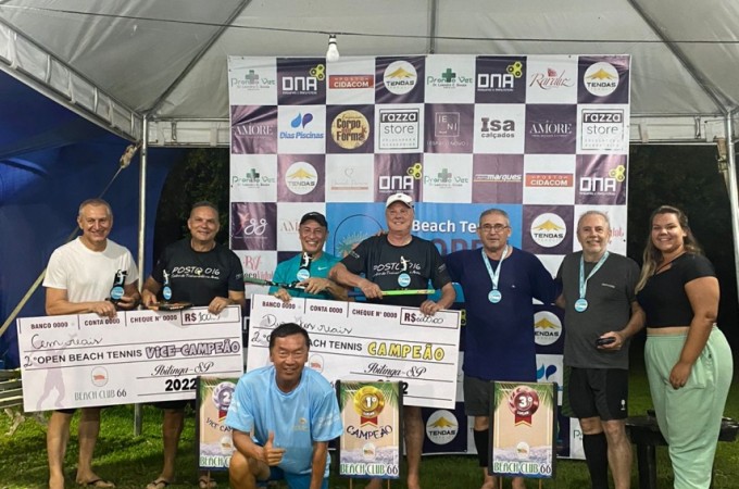 Beach Tennis: Torneio em Ibitinga reuniu atletas da regio