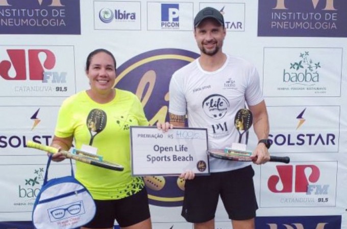 Beach Tennis: Atleta de Ibitinga vence torneio em Catanduva