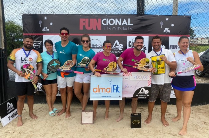 Beach Tennis: Torneio em Ibitinga reuniu atletas da regio
