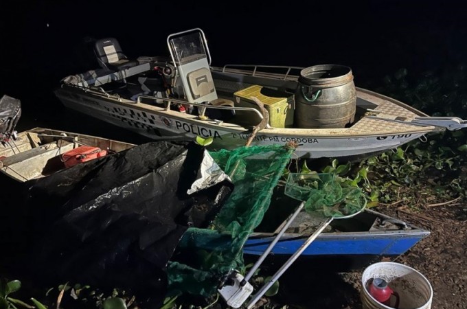 PM Ambiental flagra pesca ilegal no Rio Jacar Guau