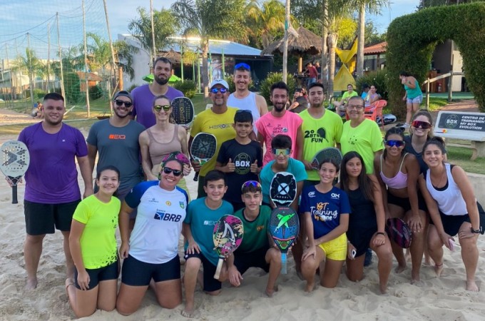  Beach Tennis: Torneio contou com aula de preparador fsico renomado