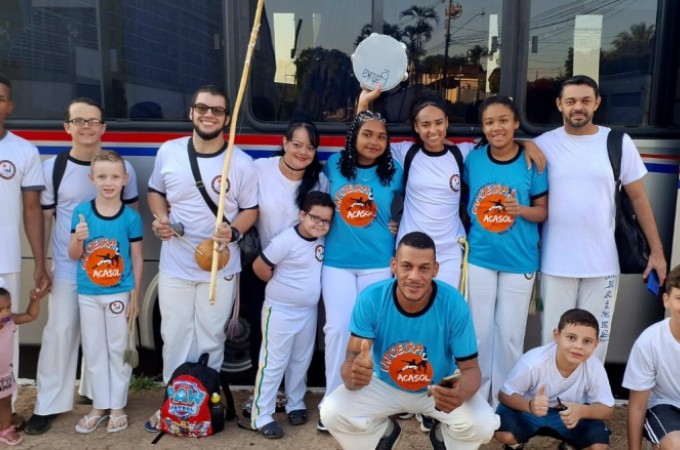 Capoeira: Ibitinga  representada em evento em Mato