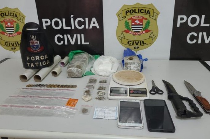 Polcia Civil prende homem por trfico de drogas no Jd. Paulista