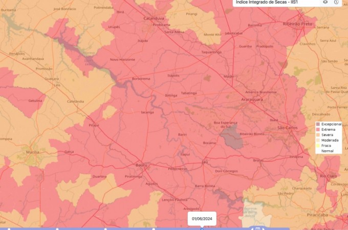 Ibitinga e regio vivem 'seca extrema'