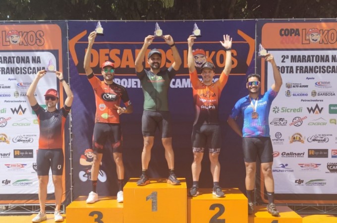 Ciclistas de Ibitinga conquistaram trofus em Penpolis