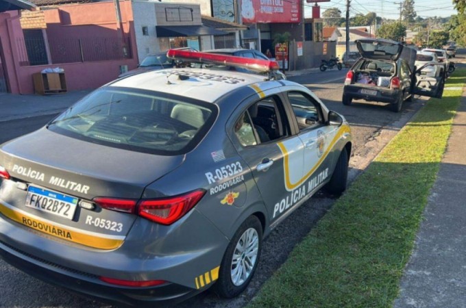 PM Rodoviria de Botucatu encontrou carro furtado em Ibitinga