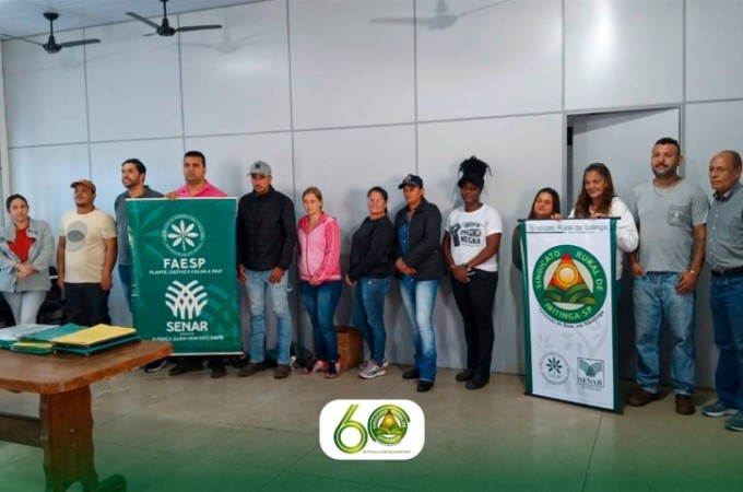 Curso de Opera��o e Manuten��o de Tratores foi conclu�do com sucesso