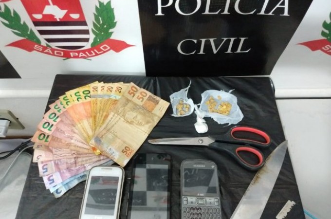 Polcia Civil prende homem com drogas na Vila Izolina