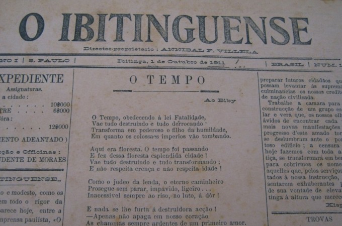 Biblioteca Nacional recebeu acervo de jornal de Ibitinga