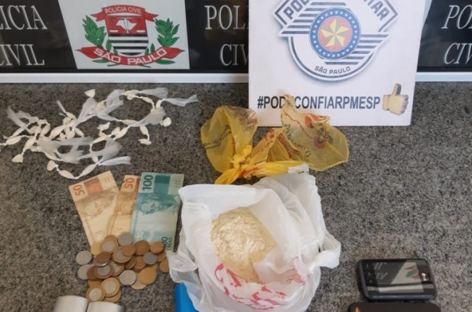Polcia de Iacanga prende seis com drogas e armas durante operao
