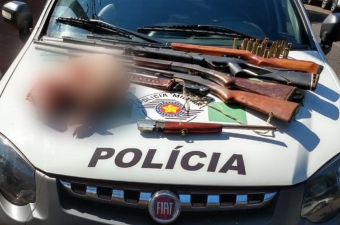 Araraquara:PM Ambiental prende dupla por caa e porte ilegal de arma