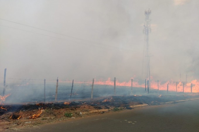 Incndio em Vegetao: Bombeiros de Ibitinga atende 5 ocorrncias em