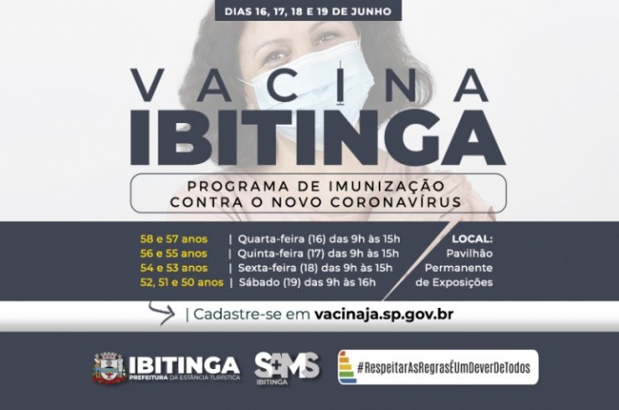 Ibitinga comea vacinao de pessoas com mais de 50 anos 