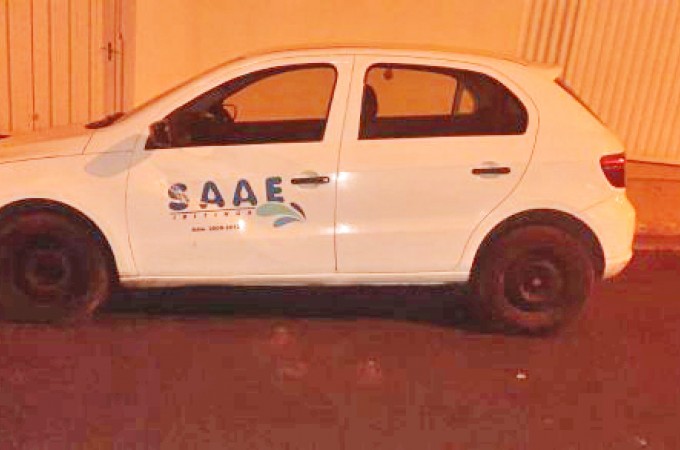 Adolescente roubou carro do SAAE e PM recuperou veculo