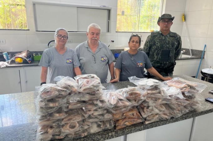 PM Ambiental de Ibitinga doa mais de 100 Kg de peixes apreendidos