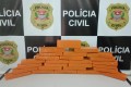 Polcia Civil de Ibitinga apreende 14kg de maconha em rea rural