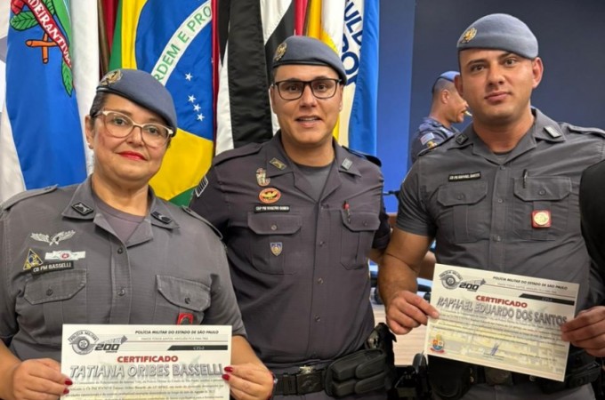 Policiais Militares de Ibitinga foram homenageados em Ribeir�o Preto