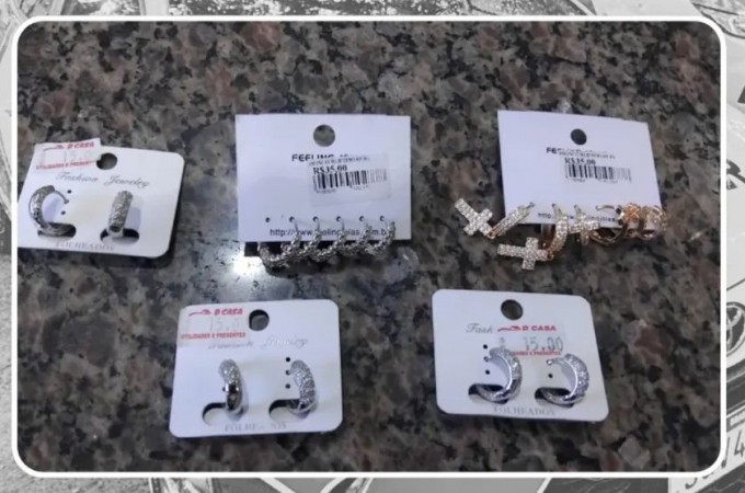 PM prendeu homem que furtou brincos de loja no Centro de Ibitinga