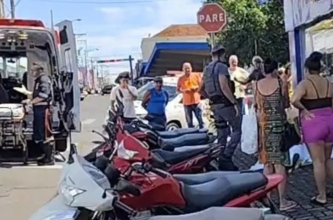 Idoso morre ap�s mal s�bito no Centro de Ibitinga