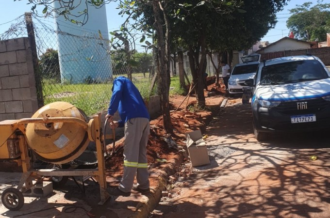 SAAE  iniciou reforma no reservat�rio do Jd. S�o Benedito