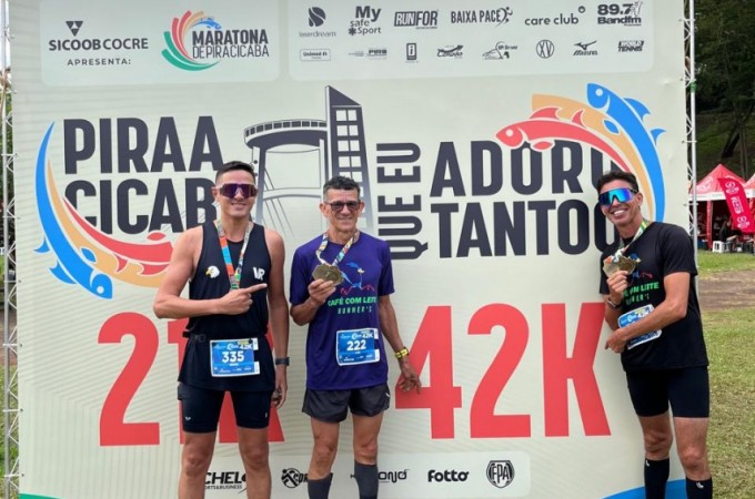 Maratona:Atletas de Ibitinga venceram desafio de 42 km em Piracicaba