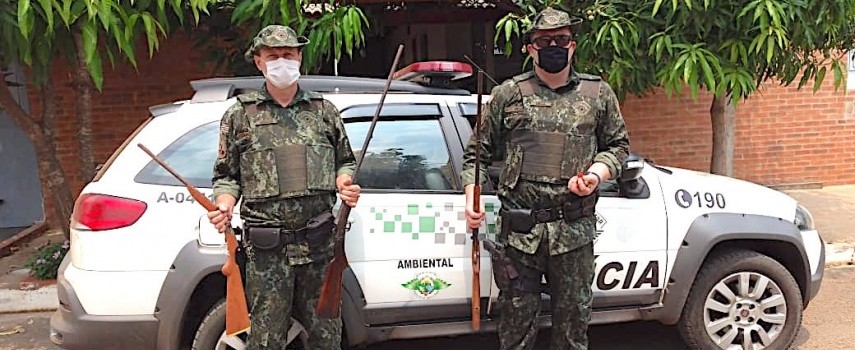 pm-ambiental-apreende-armas-e-municao-em-borborema